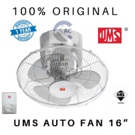 【In stock】 [NEW ARRIVAL] KHIND/ UMS AUTO FAN 16” (360 DEGREE) KIPAS SILING AUTO UMS 16”/18”