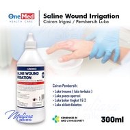 ONEMED Saline Wound Irrigation 300ml (NaCl 0.9%) / Cairan Pembersih Luka P3K