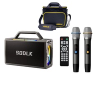 พร้อมส่งไม่ต้องรอ SODLK S1115 200W พลังสูงที่น่าตกใจลำโพงกลางแจ้งในบ้านแบบเต็ม ลำฟโพงบูลทูธ ลำโพงพกพ
