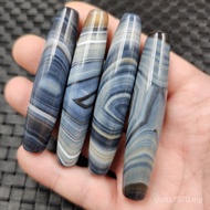 Dzi Beads Brown Handmade Jade Beads Loose Beads Passepartout Agate Blue Accessories Tangling Silk Je