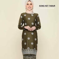 BAJU KURUNG SONGKET BUNGA TABUR + CAPE QUEEN STYLE