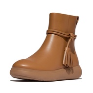 FitFlop iQ-COMFF Tassel Leather Short Boots - Desert Tan (E3A-A69)