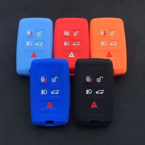 2018 silicone car key cover case protect skin for Land Rover Range Rover SPORT Evoque Discovery Disc