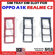 Sim Tray Sim Card Holder Sim Card Adapter Compatible For Oppo A1K Realme C2 RMX1941 RMX1945