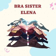 Elena Bra BH Model Sister Cup B 22899 - Non-Wired and Non-Foaming Bra Cup B - 34B - 46B ELENA SISTER