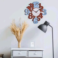 Jd004 AESTHETIC 3D WALL CLOCK Home Decoration homey Gift 3D Embossed Number Model