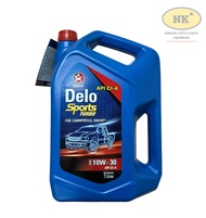 Caltex Delo Sports Turbo SAE 10W-30 7L. น้ำมันเครื่อง คาลเท็ก กึ่งสังเคราะห์ ดีเซล 10W-30 ขนาด 7ลิตร