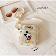 Women's FASHION mickey MOUSE ANELLO Cute mickey MOUSE Sling Bag