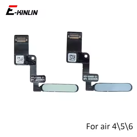 Fingerprint Scanner Connector For iPad Air 4 5 6 10.9 11 inch 2020 2022 2024 ON OFF Power Button Fle