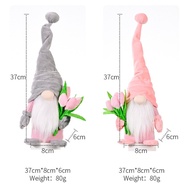 【LADYFT】2Pcs Gnome Plush Decoration Ornaments Fall Gnome Doll Ornament for Holiday Decor