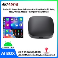 Android Smart 3in1 AI Box Wireless CarPlay Android Auto TV Box For Youtube Netflix VW Nissan Toyota 
