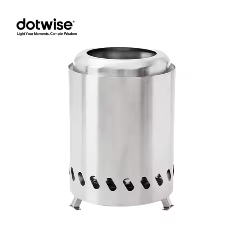Wood Burner Stove Portable Firewood Stove Stainless Steel Outdoor Camping Smokeless stove Mini fire 