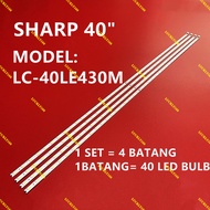 SHARP LC-40LE430M TV LED BACKLIGHT BARU / READY STOCK LC-40LE430 LC40LE430M LC40LE430