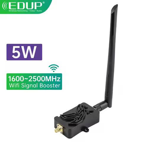 EDUP EP-AB057 WiFi Signal Booster High Power 5W 1.6-2.5GHz WLAN Amplifier Wireless Range Extender St