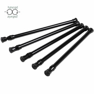 5 Pack Cupboard Bars Tensions Rod Spring Curtain Rod for DIY Projects, Extendable Width, 11.81 to 20 Inches (Black)