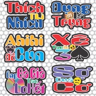 FUNNY FUNNY STICKER COMBO, WATERPROOF stamp