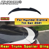 For Hyundai Elantra Rear Trunk Spoiler Wing Rear Roof Spoiler Roof Wing for Hyundai Elantra 7th Gen 