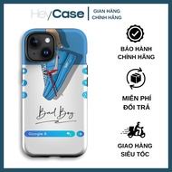 NIKE OFF WHITE blue bad boy TPU hard and durable shoe handle iphone case