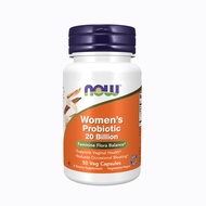NOW Supplements, Women's Probiotic,20 Billion,Formulated using Three Clinically Tested Probiotic Strains,50 Veg Capsules