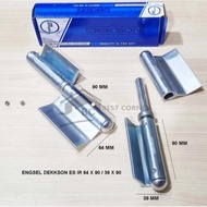 ENGSEL PINTU BESI DEKKSON ES IR 64 x 90 - 34 x 90 GALVANIS/ENGSEL BUBUT DEKSON