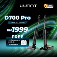 UWANT D700 Pro Wet Dry Vacuum | 23kPa Suction | D-Shaped Wide Roller | IPX6 Brush | 100°C Self-Clean