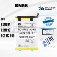 Thunder Drive Battery Compatible For RDMI 9A 9C PCO M2 Pro BN56