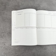 手帳 2026年1月 A5 B6 內芯 月記事 週記事 可拆式