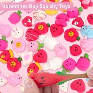 Children Valentine Day Party Favors / Kids Adult Decompression Fidget Toys / Valentines Day Mini Squishy Mochi Toy / Cute Heart Bear Rose Flower Stress Relief Squeeze Toys