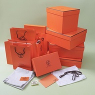 Hermès Suitable For Hermes Bag Gift Box Orange Lipstick Scarf Vegetable Basket Clothes Perfume Porta