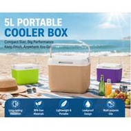 0-10L Portable Car/Camping/Sunbathing Ice Cube Beverage Cooler/Insulated Box/Fresh-Keeping Box, Outd