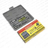 KENMASTER SOCKET WRENCH 21 PCS SET 4 - 21MM - SOCKET WRENCH SET 4 - 21 MM