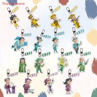[Thevatipoem] Creative Cartoon MBTI Acrylic Keychain - Earphone Case & Bag Accessory