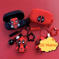 For Sony WF-1000XM5 Case Cartoon Keychain Pendant Sony WF-1000XM3/WF-1000XM4 Silicone Soft Case Cute