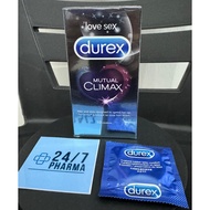 (1 Piece) Durex Mutual Climax Condoms Condom Kondom Lelaki 安全套 避孕套 Ultra Thin Love Sex