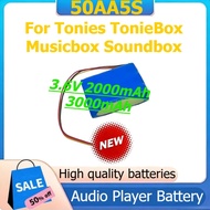 50AA5S Digital Battery for Tonies TonieBox Musicbox Soundbox Audio Player Battery 3.6V 2000mAh 3000m