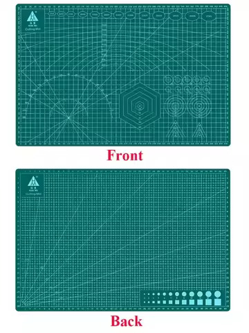 Cutting Board Double-sided Self-healing A3 A4 A5 PVC Cutting Mat Pad Patchwork Cut Pad A3 Patchwork 