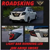 NEW MODEL PERODUA BEZZA TAIL LAMP LIGHT BAR RUNNING LED JDM ALBINO SMOKE