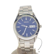 SEIKO Men's Watch Quartz Analog Stainless Steel NVY SLV 7N43-9080