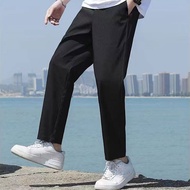 Men Sports Pants Slim Fit Ankle Pants Outdoor Men Pants Fashionable Trousers Basic Drawstring Pants