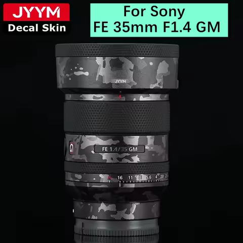 For Sony FE 35mm F1.4 GM Decal Skin Camera Lens Sticker Vinyl Wrap Anti-Scratch Film FE35 FE35mm 35 