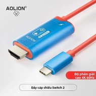 AOLION Cáp Chiếu HD Cho Nintendo Switch 2 Đế Di Động NS2 Lắp Ghép Chuyển Đổi Tivi Bên Ngoài Màn Hình