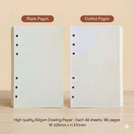 Inserts/ Refill for A6 Refillable Journal【Wirebound】