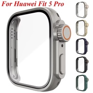 Screen Protector Case For Huawei watch Fit 5 Pro 5Pro Hard PC Bumper Tempered Glass Cover For Huawei