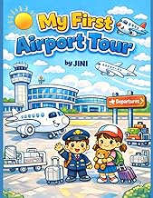 My First Airport Tour: A Fun Airplane and Aviation Coloring Book for Toddlers and Kids Ages 3-6