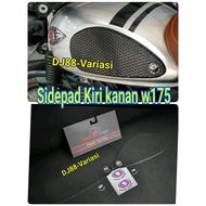 Sidepad W175 tankgrip right tank protector rightKiri thick rubber