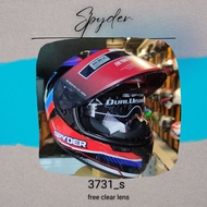 Spyder Helmet rogue gd 3731 s full face dual visor kbh