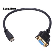Mini  to VGA M/F Connector Cable Adapter Converter 0. 1FT