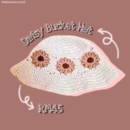 Crochet Daisy Bucket Hat