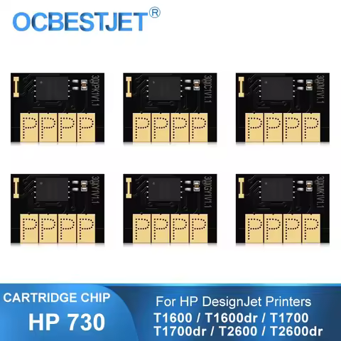 For HP 730 Ink Cartridge Chip New Upgrade HP730 Chip For HP DesignJet T1600 T1600dr T1700 T1700dr T2