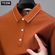 POLO Shirt Shirt Embroidered Polo T-Shirt Lapel Polo Polo Shirt Breathable Clothes Loose Business Po